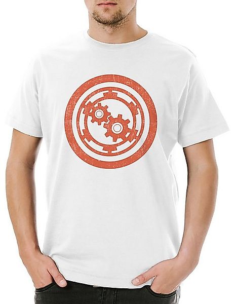 Urban Backwoods Print-Shirt Urban Backwoods O Ingenieuring Badge Herren T-S günstig online kaufen