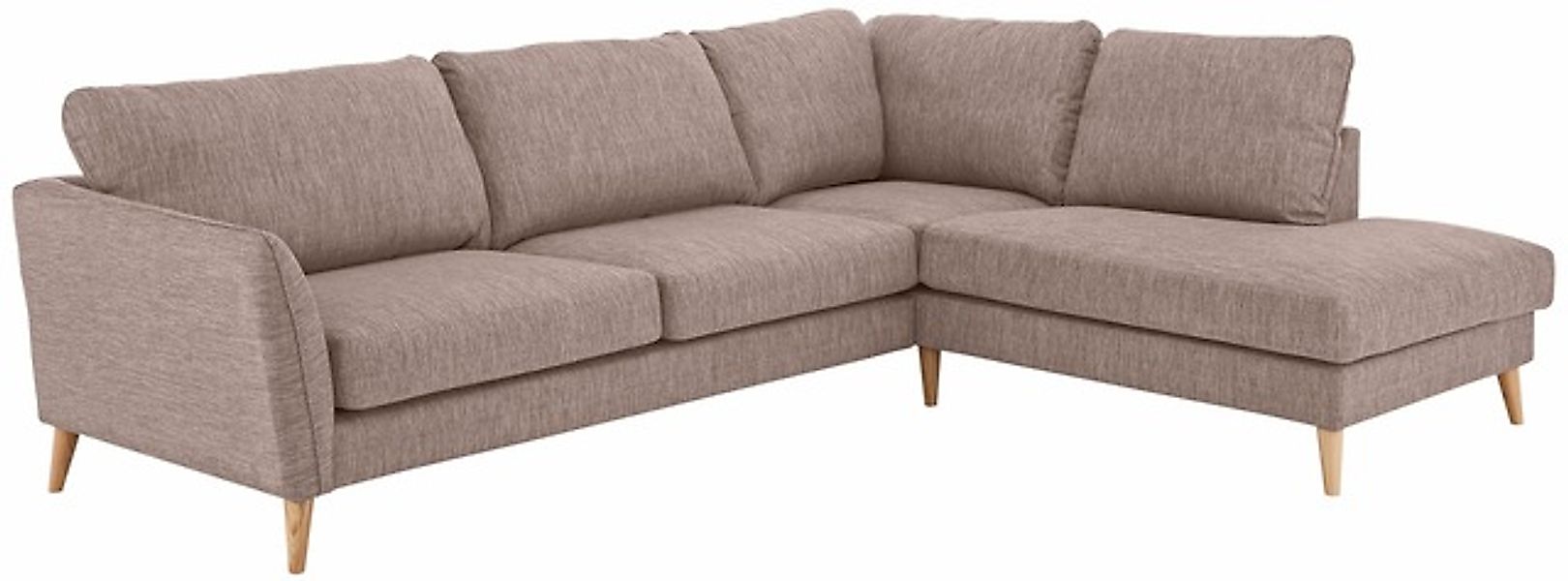 Home affaire Ecksofa "MARSEILLE 278/202 cm, L-Form, Ottom. rechts/links", m günstig online kaufen