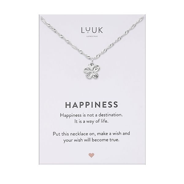 LUUK LIFESTYLE Kette mit Anhänger Blumen, günstig online kaufen