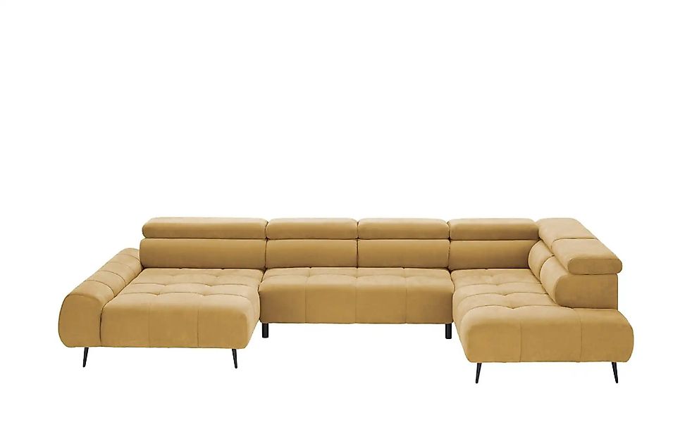 switch Wohnlandschaft  Mavel ¦ gelb ¦ Maße (cm): B: 367 H: 93 T: 208.0 Pols günstig online kaufen