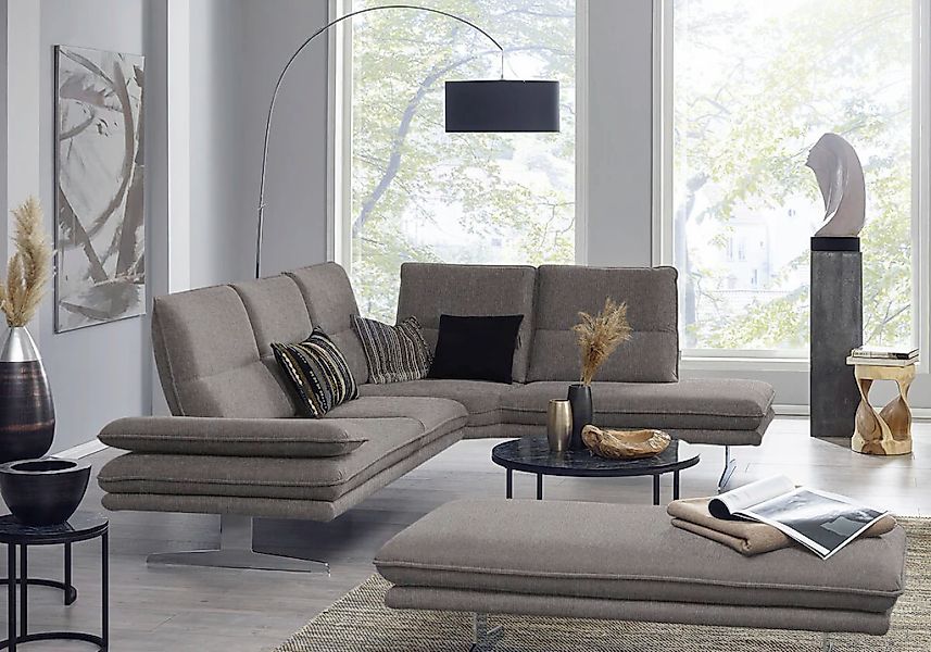 W.SCHILLIG Ecksofa "broadway, Designsofa, mit tollem Sitzkomfort, L-Form", günstig online kaufen