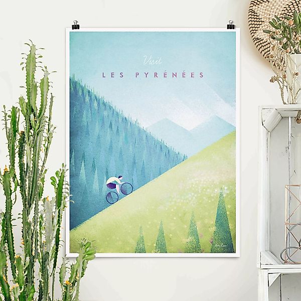 Poster Natur & Landschaft - Hochformat Reiseposter - Die Pyrenäen günstig online kaufen