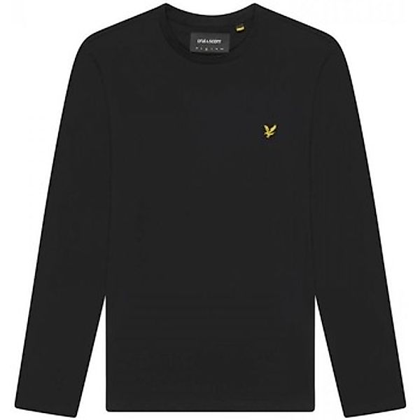 Lyle & Scott  T-Shirts & Poloshirts TS512VOG L/S T-SHIRT-Z86 BLACK günstig online kaufen