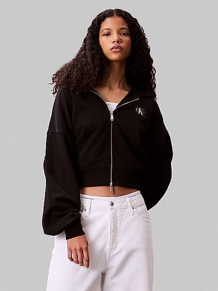 Calvin Klein Jeans Sweatjacke Oversized Fit, mit Kapuze, reine Baumwolle günstig online kaufen