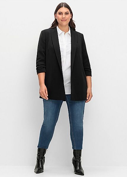 Sheego Blusenblazer Longblazer günstig online kaufen