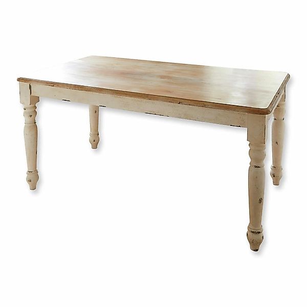 Mirabeau Esstisch Tisch Mont Lisan braun/antikweiß günstig online kaufen