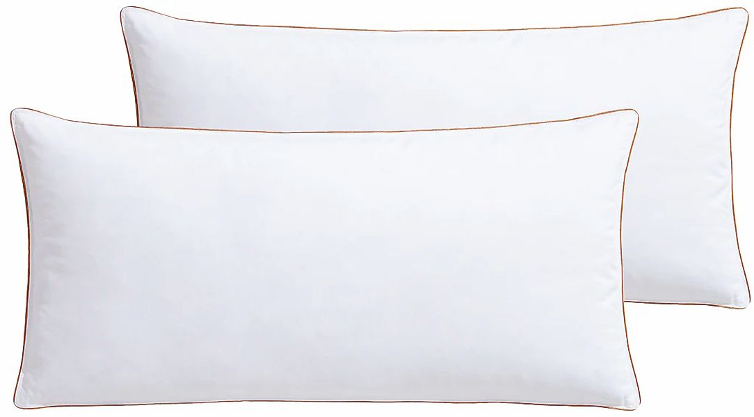 RIBECO Federkissen "Kopfkissen Richard, Kissen mit Daunenanteil, in 40x80 o günstig online kaufen