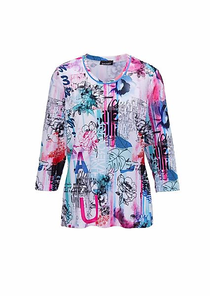 GOLDNER Print-Shirt "Kurzgröße Druckshirt in kraftvollen Farben" günstig online kaufen