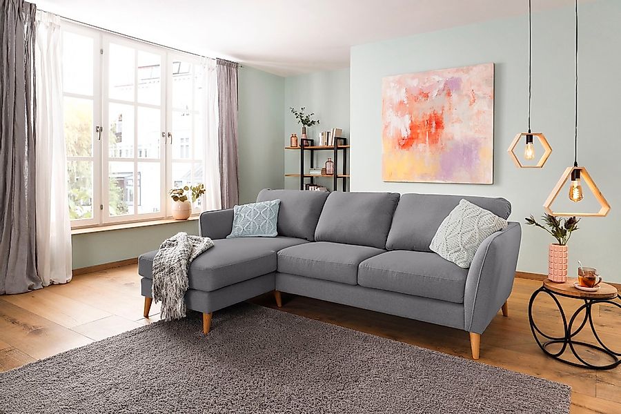 Home affaire Ecksofa »MARSEILLE (242/152cm),L-Form, Rec. rechts/links« Mass günstig online kaufen