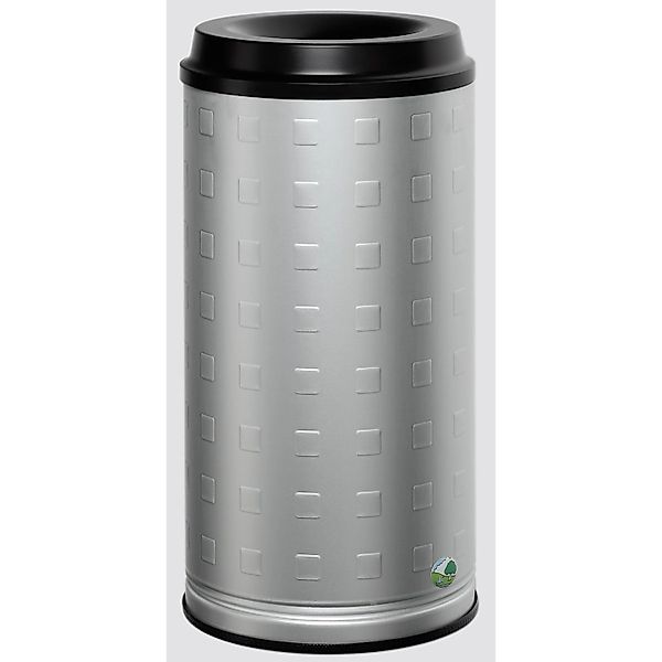 PROREGAL Dekorativer Papierkorb Mit Kantenschutz Standgerät 20 Liter HxBxT günstig online kaufen