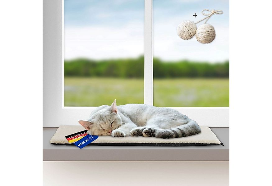 Rohrschneider Tierbett Katzen Fensterliege Plüsch selbstwärmende Katzendeck günstig online kaufen