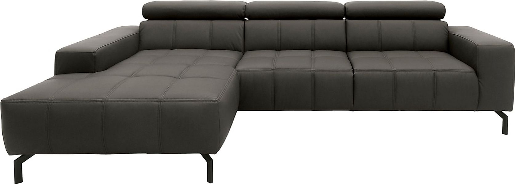 DOMO collection Ecksofa "Cunelli tolle Sitznähte als Designelement, fester günstig online kaufen