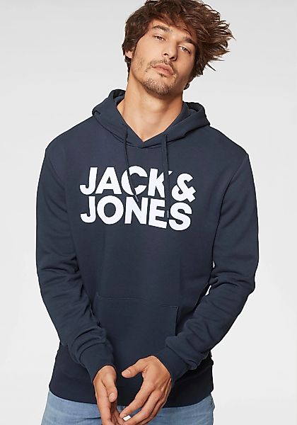 Jack & Jones Herren Hoodie Kapuzenpullover Pullover JJECORP günstig online kaufen