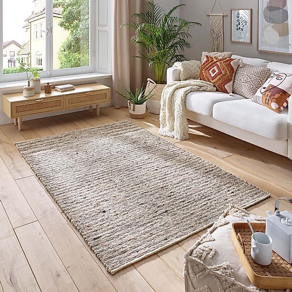 TaraCarpet Wollteppich TaraCarpet Neidenfels handgewebter Schurwollteppich günstig online kaufen