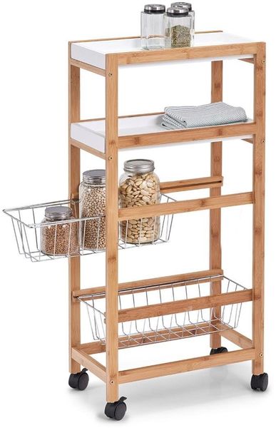 Zeller Present Küchenwagen "Bamboo" mit vier Ablagemöglichkeiten günstig online kaufen