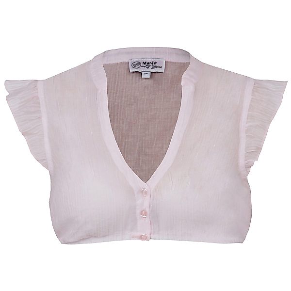 MarJo Dirndlbluse Damen 'Waldbrunn' Flügelarm, Puderrosa günstig online kaufen