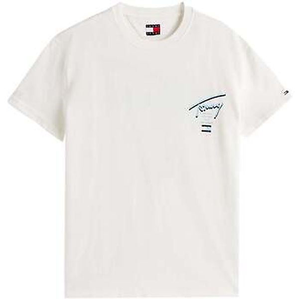 Tommy Jeans  T-Shirt City Graphic T-Shirt Ecru günstig online kaufen