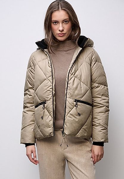 STREET ONE Steppjacke mit Kapuze mit Tunnelzugband günstig online kaufen