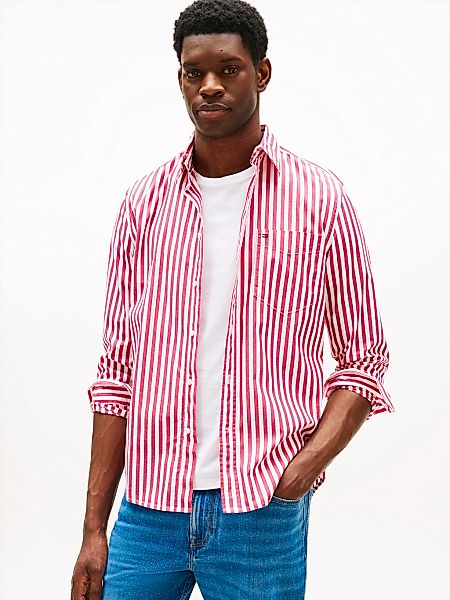 Tommy Hilfiger Langarmhemd "FLEX POPLIN BOLD STRIPE SHIRT" günstig online kaufen