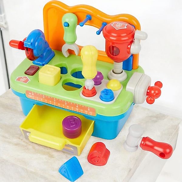 Preis-Shop24 Motorikwürfel Tool Box Werkbank für günstig online kaufen