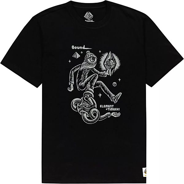 Element Forward Kurzärmeliges T-shirt L Flint Black günstig online kaufen