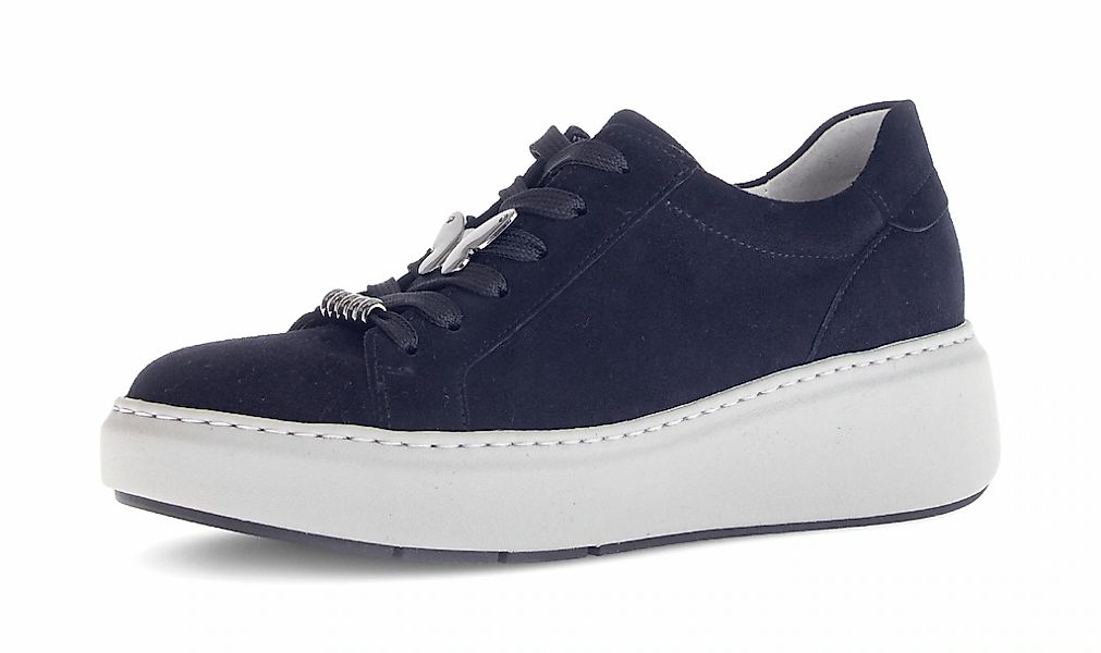 Gabor Keilsneaker Plateau, Schnürschuh, Halbschuh in Bequemweite G (= weit) günstig online kaufen