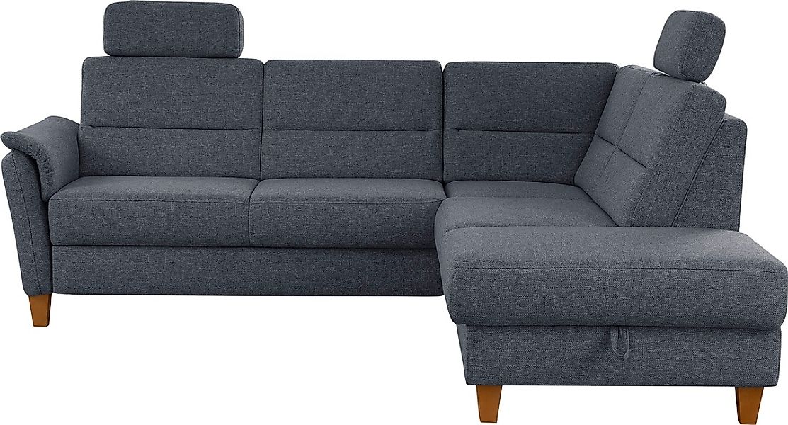 Home affaire Ecksofa »Palmera L-Form«, Federkern, wahlweise mit Bettfunktio günstig online kaufen