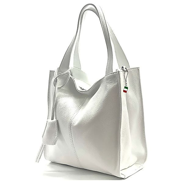 FLORENCE Schultertasche Florence Echtleder Hobo Bag günstig online kaufen
