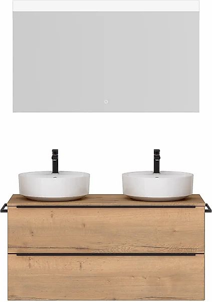 nobilia® Badmöbel-Set »Alvene« vormontiert, mit Soft-Close, 2 Stk. tlg. günstig online kaufen
