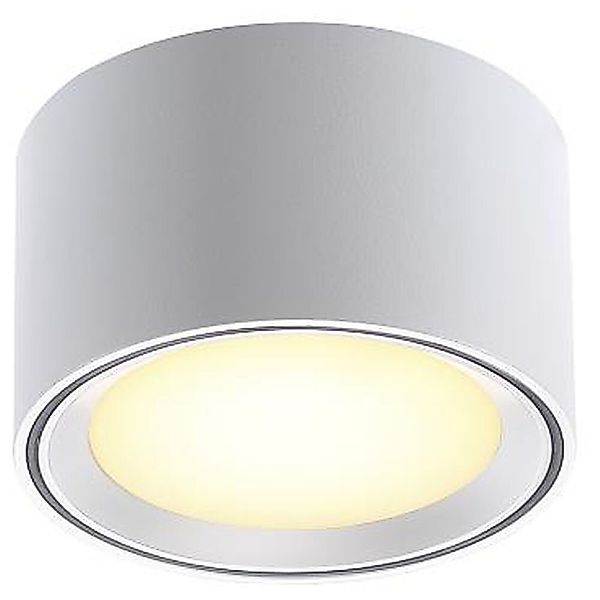 LED Aufbauleuchte Fallon weiß 100 mm günstig online kaufen