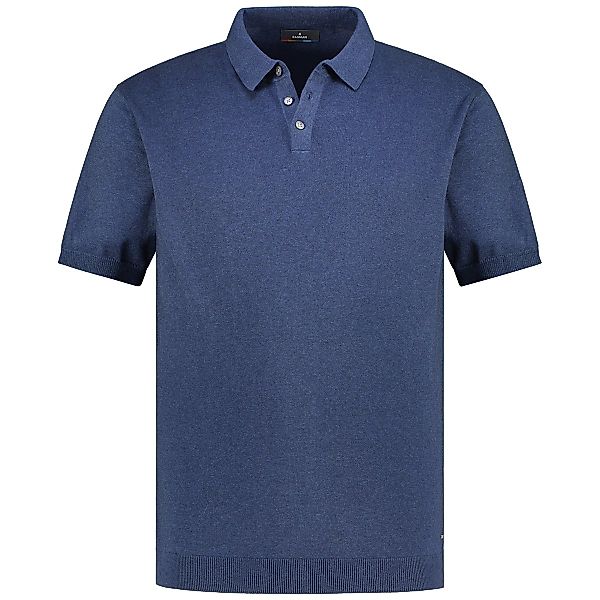 RAGMAN Feinstrick Poloshirt Farbe dunkelblau Größe: 4XL günstig online kaufen