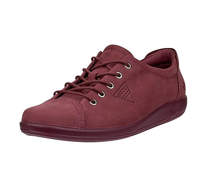 Ecco Soft 2.0 Tie (leichte und flexible Sohle) weinrot Damen Sneaker günstig online kaufen