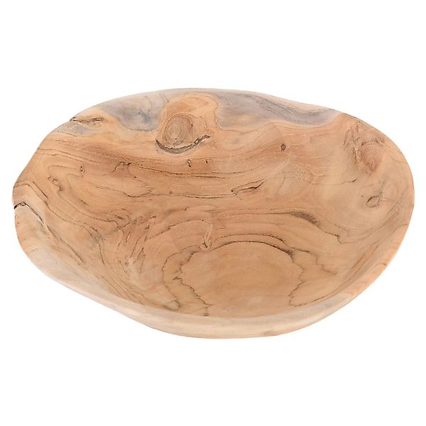 wohnfreuden Dekoschale Teakholz Schale 25 cm günstig online kaufen