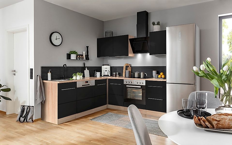 KOCHSTATION Winkelküche KS-Brindisi, Stellbreite 220/220 cm, günstig online kaufen
