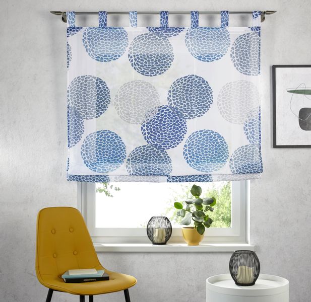 my home Raffrollo "Belem" mit Schlaufen Transparent, Voile, Polyester günstig online kaufen