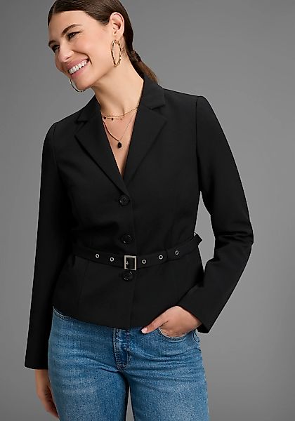 Laura Scott Kurzblazer, mit passendem, abnhembarem Gürtel günstig online kaufen