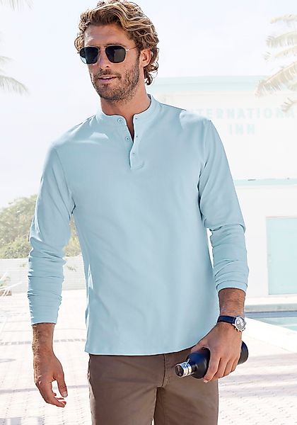 John Devin Poloshirt mit Stehkragen Regular-Fit, günstig online kaufen