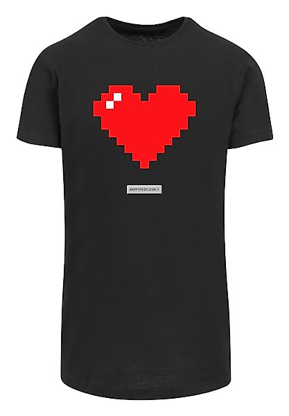 F4NT4STIC T-Shirt "Pixel Herz Good Vibes Happy People", Print günstig online kaufen