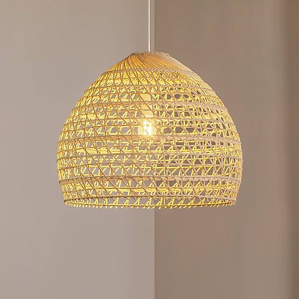 Hängeleuchte BOHO, Ø 60 cm, naturbraun, Rattan, E27 günstig online kaufen