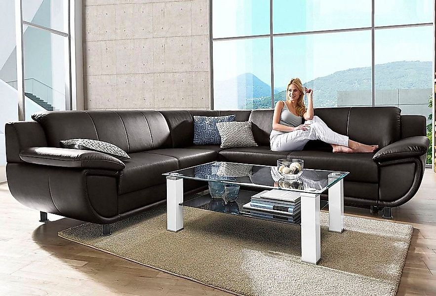 TRENDMANUFAKTUR Ecksofa Rondo wahlweise mit Schlaffunktion, günstig online kaufen