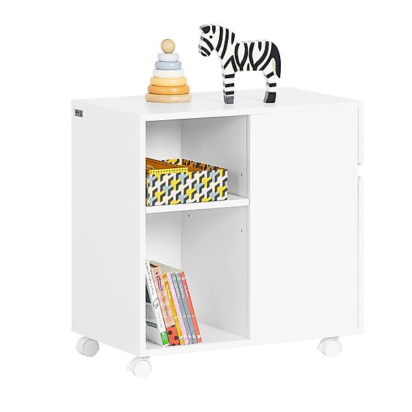 SoBuy Aktenschrank mit Tür Druckertisch Rollcontainer Beistelltisch für Bür günstig online kaufen