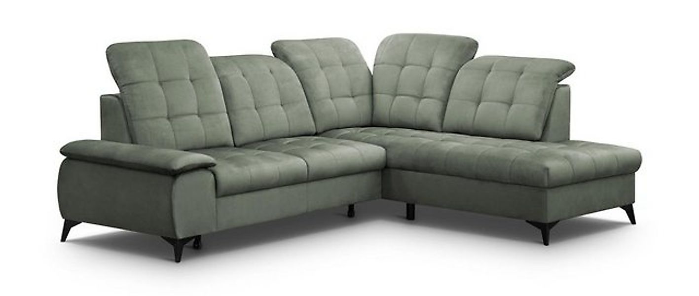 MOEBLO Ecksofa ARCHIE, mit Schlaffunktion & Bettkasten – Sofa mit verstellb günstig online kaufen