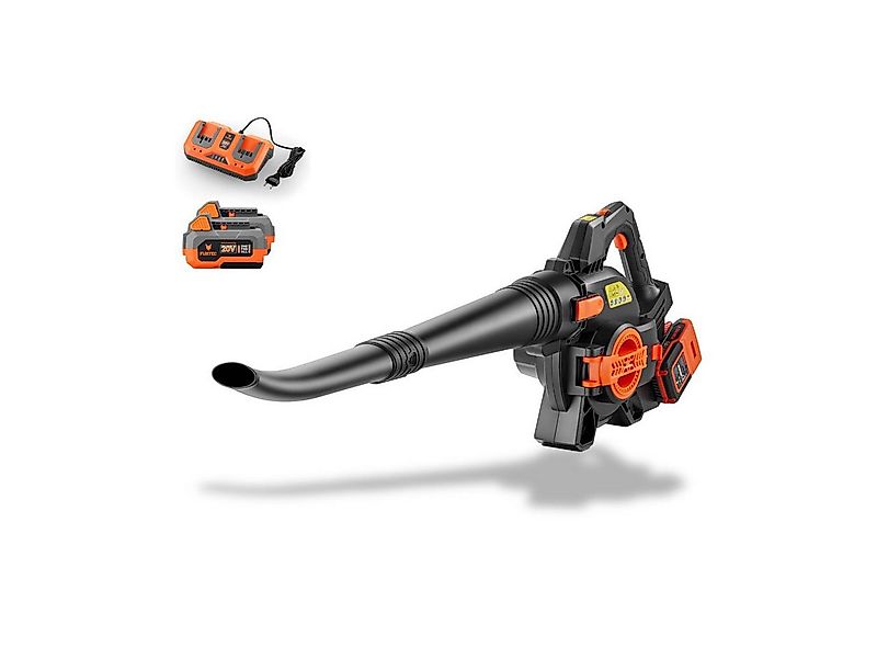 FUXTEC Akku-Laubbläser FX-E2LBSSET, 685,1 m³/h, 2-in-1 Bläser/Sauger, inkl. günstig online kaufen