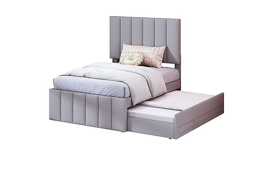 REDOM Polsterbett Funktionsbett mit Rollbett und Stauraumschubladen (hautfr günstig online kaufen