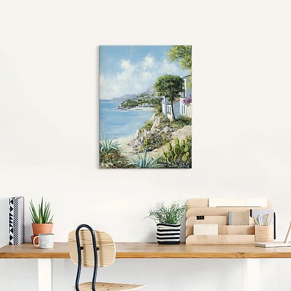 Artland Wandbild »Weg zum Meer«, Gewässer, (1 St.), als Leinwandbild, Wanda günstig online kaufen