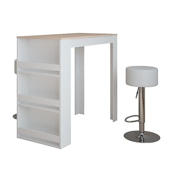 Vicco Bartisch Repose, Weiß/Sonoma/Weiß, 57 x günstig online kaufen