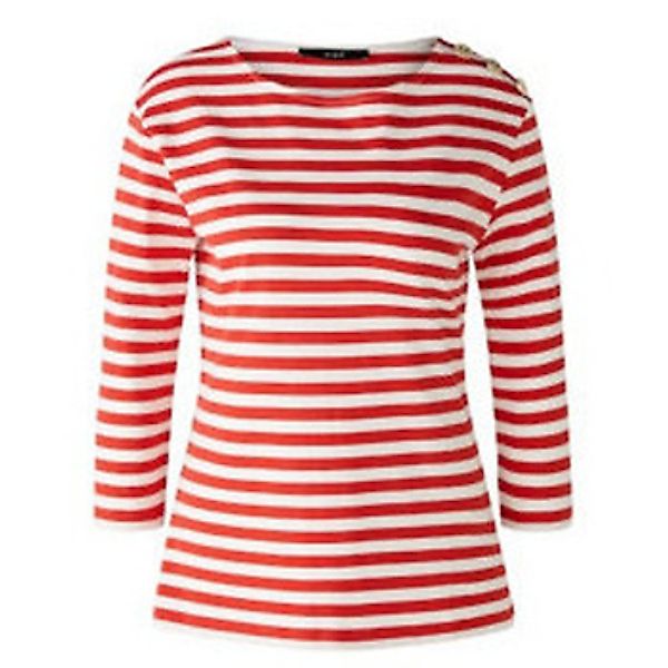 Oui  Langarmshirt Rundhals T-Shirt für Damen in unifarben günstig online kaufen