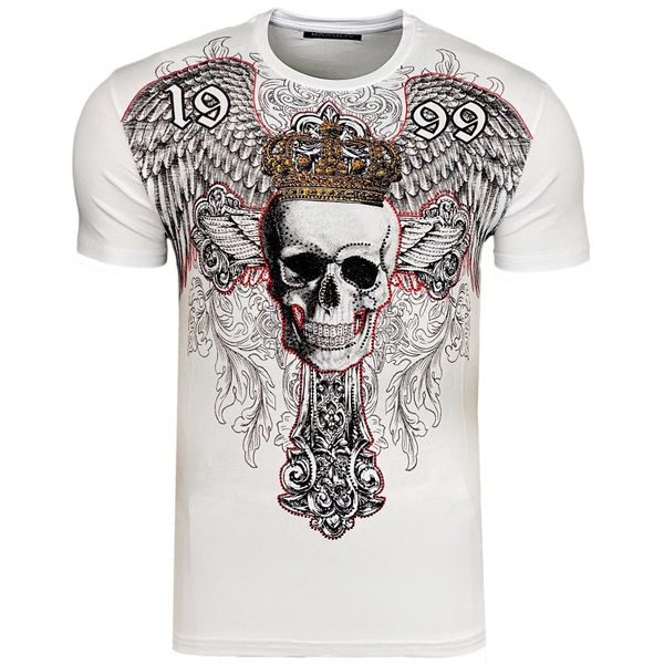 Baxboy T-Shirt Baxboy Totenkopf T-Shirt günstig online kaufen