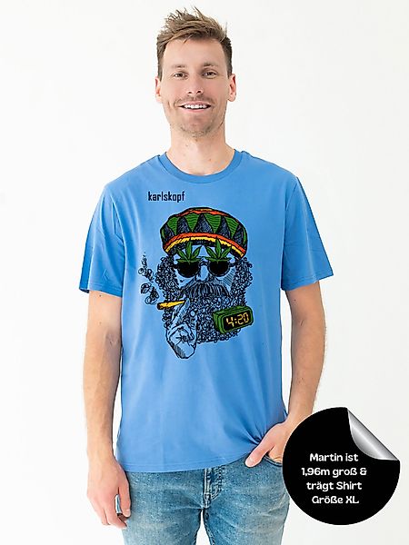 karlskopf Print-Shirt Rundhalsshirt Basic BUBATZ günstig online kaufen