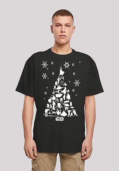 F4NT4STIC T-Shirt Star Wars Christmas Weihnachtsbaum Print günstig online kaufen